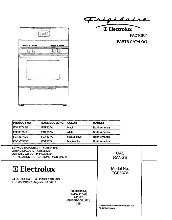 Diagram for FGF337AUE