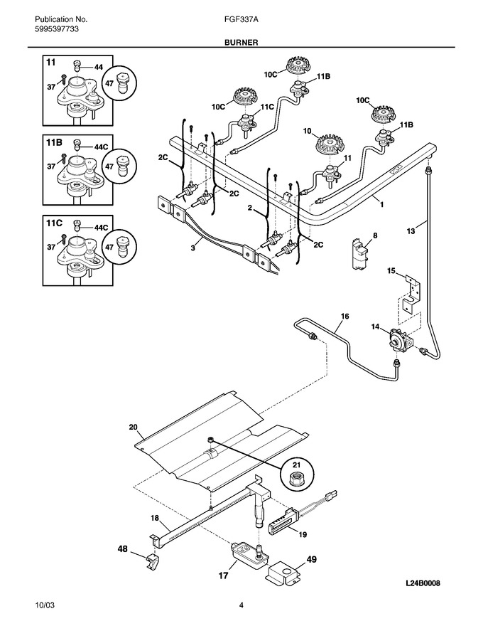 Diagram for FGF337AWF