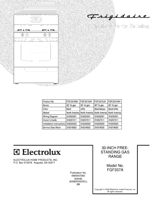 Diagram for FGF337ASH