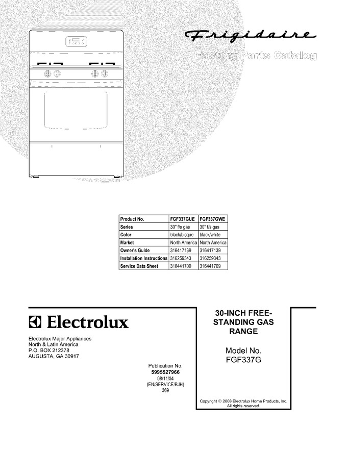 Diagram for FGF337GUE