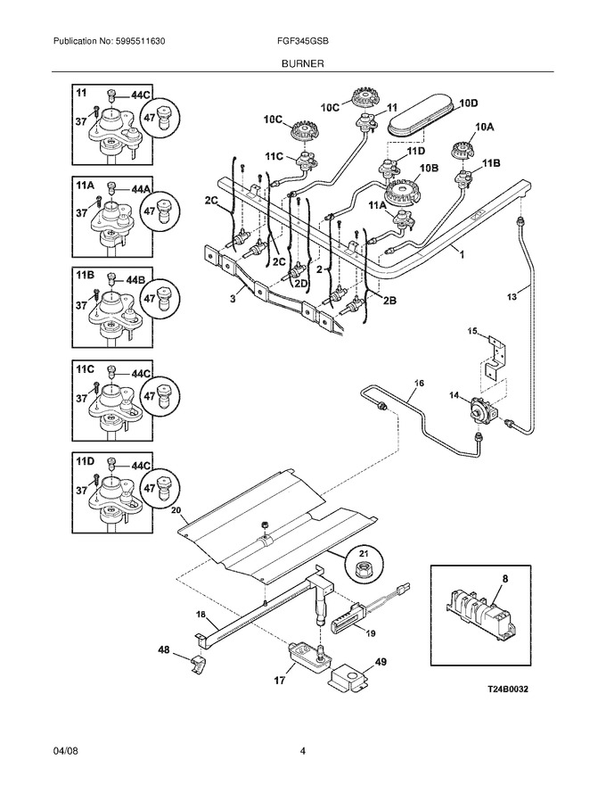 Diagram for FGF345GSB