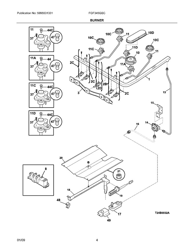 Diagram for FGF345GSC