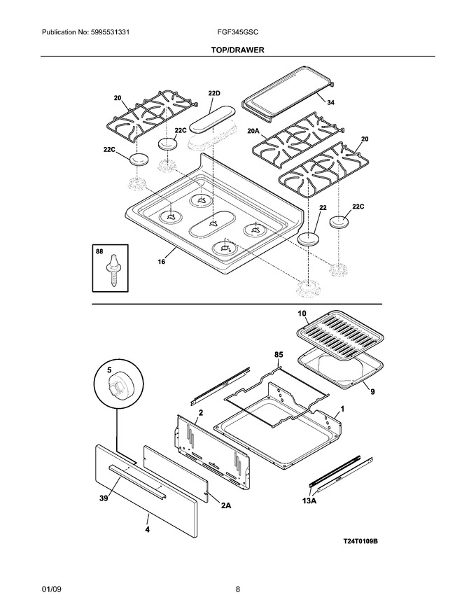 Diagram for FGF345GSC