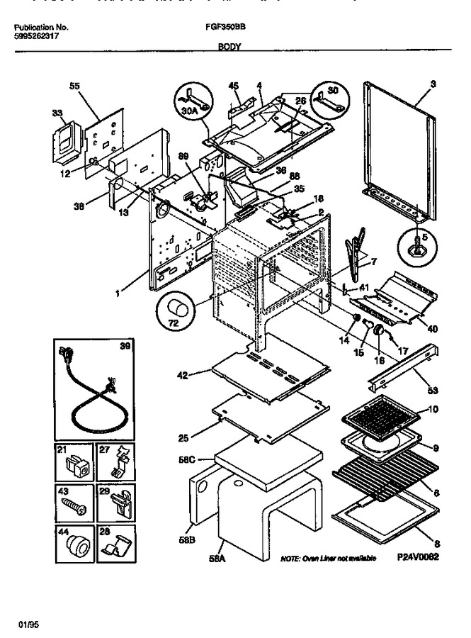 Diagram for FGF350BBWA