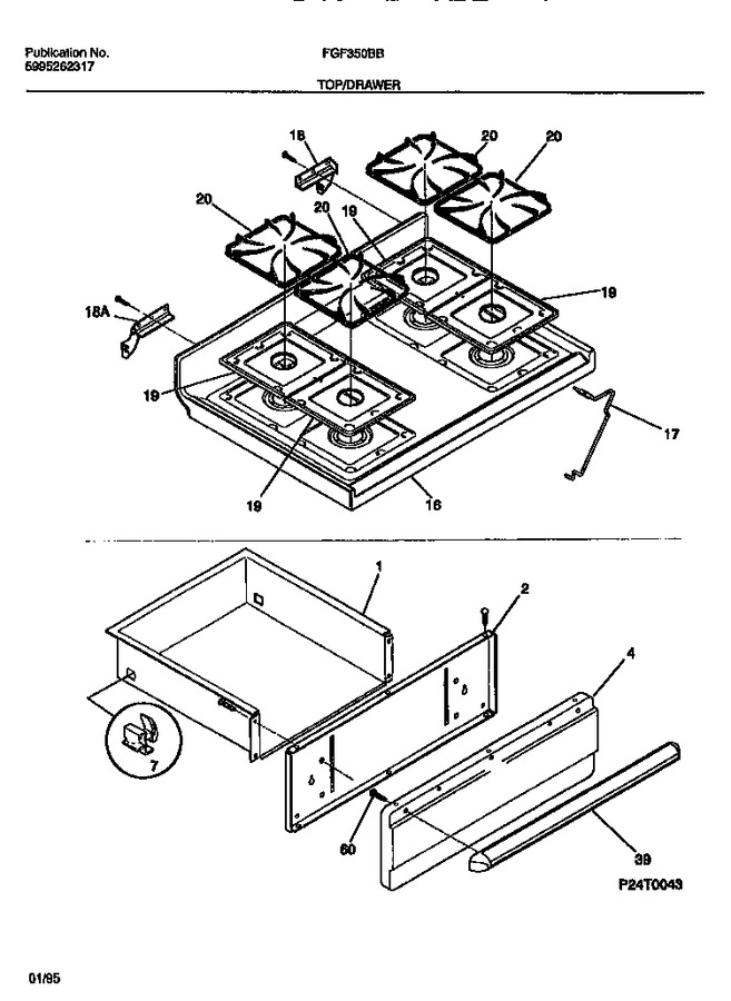 Diagram for FGF350BBWA