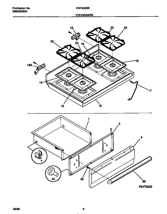 Diagram for FGF350BBWC
