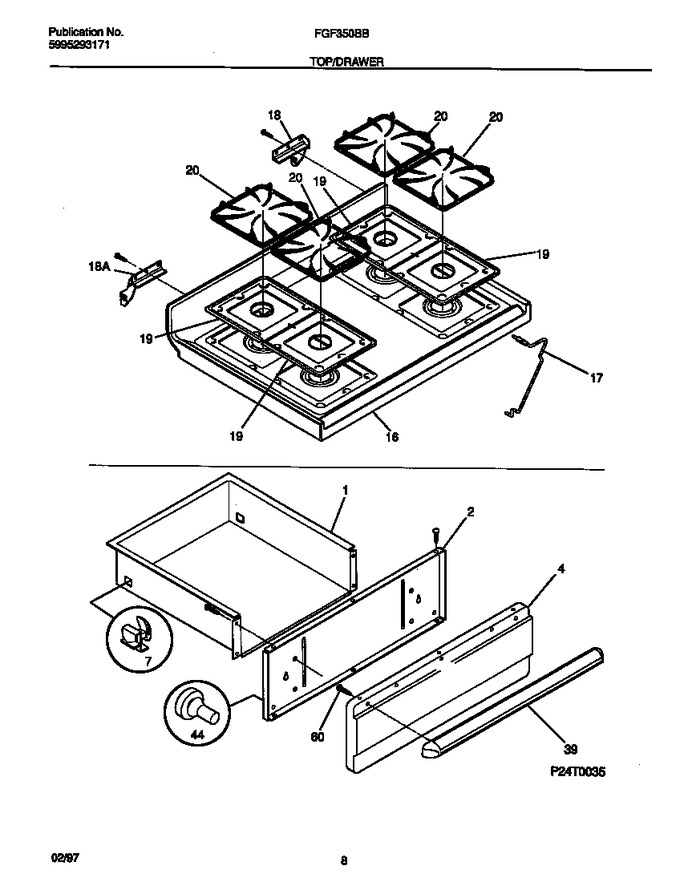Diagram for FGF350BBWE