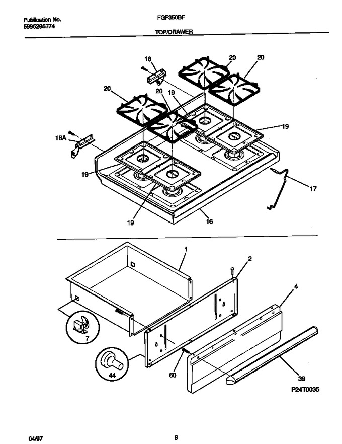 Diagram for FGF350BFDA
