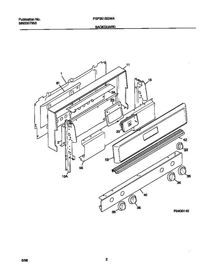 Diagram for FGF351SGWA