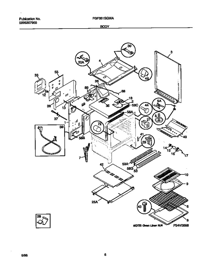 Diagram for FGF351SGWA