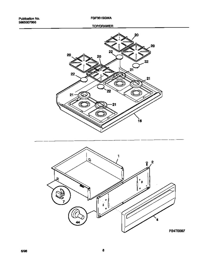 Diagram for FGF351SGWA