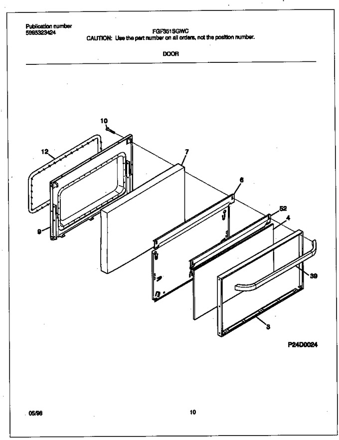 Diagram for FGF351SGWC
