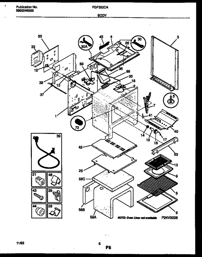 Diagram for FGF353CASA