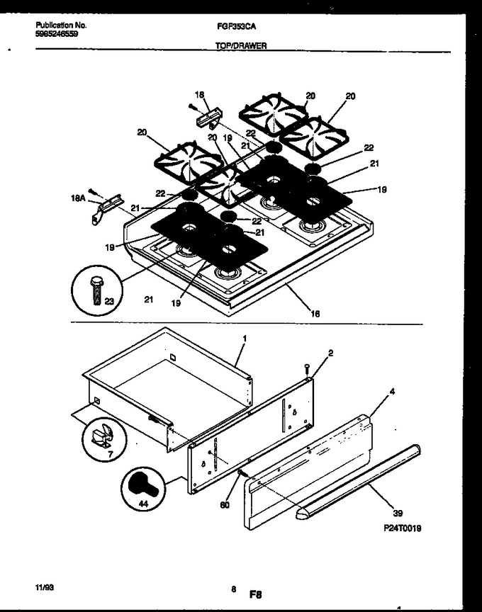 Diagram for FGF353CASA
