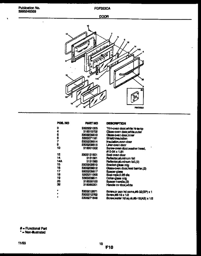 Diagram for FGF353CASA