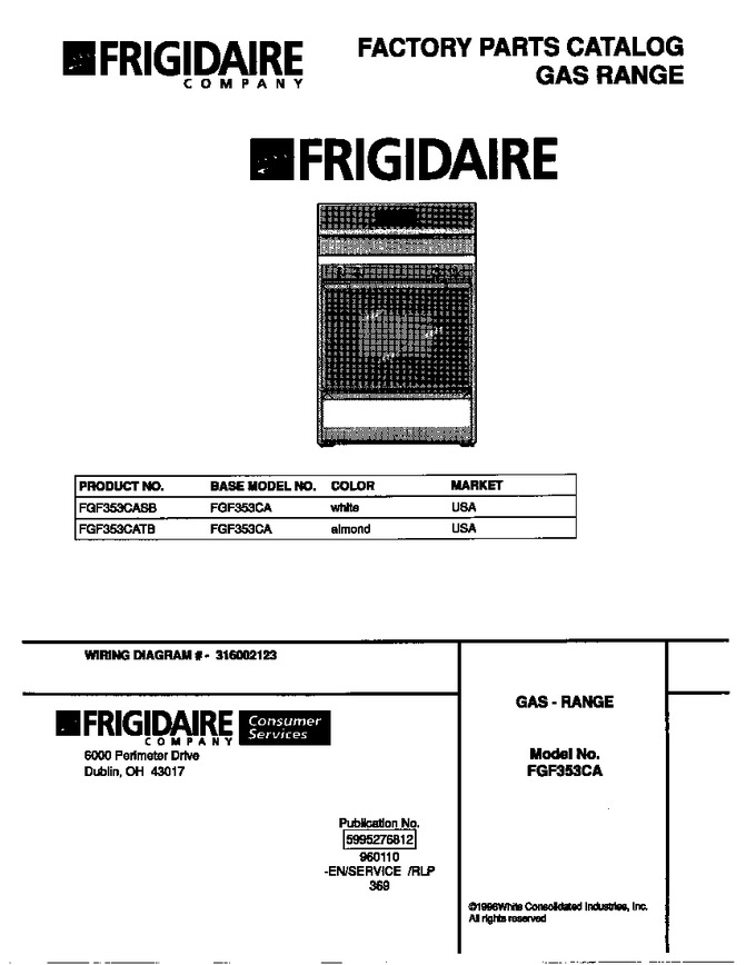 Diagram for FGF353CASB
