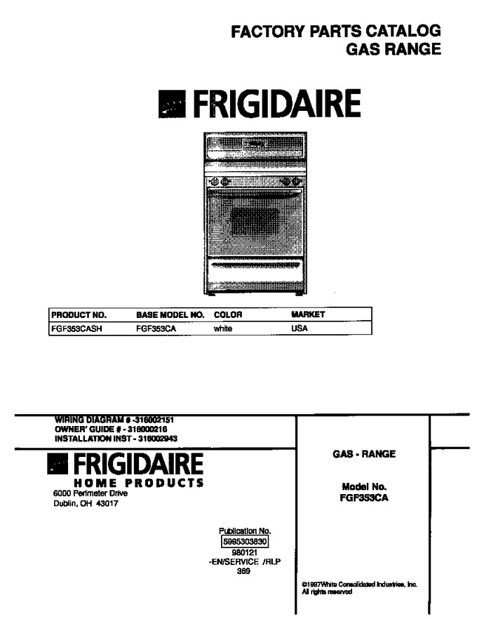 Diagram for FGF353CASH