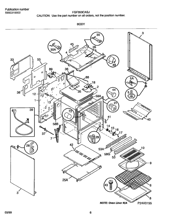 Diagram for FGF353CASJ
