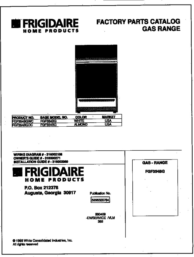 Diagram for FGF354BGWC