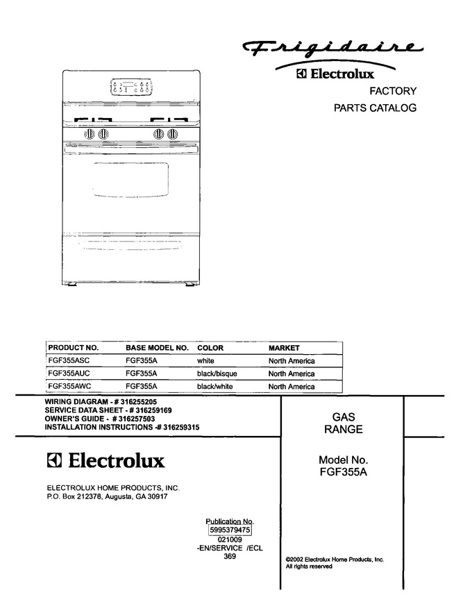 Diagram for FGF355ASC