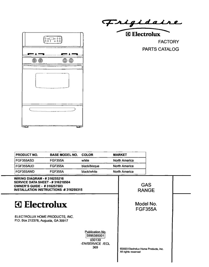 Diagram for FGF355ASD