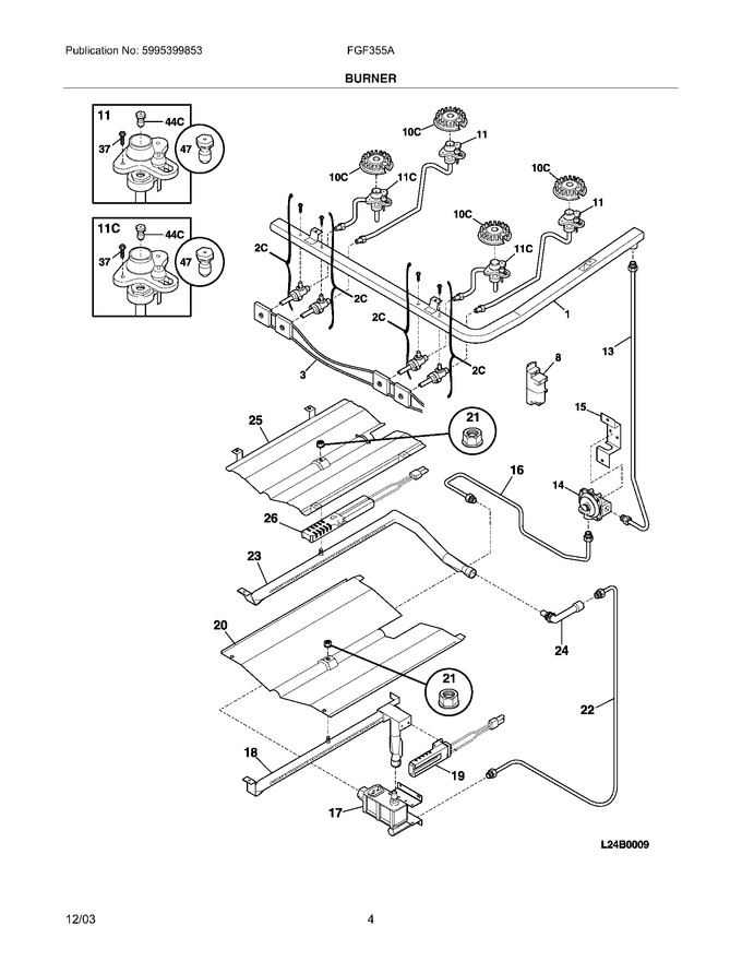Diagram for FGF355AUE