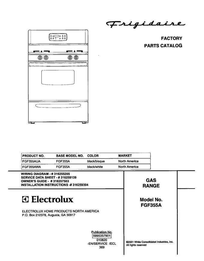 Diagram for FGF355AWA