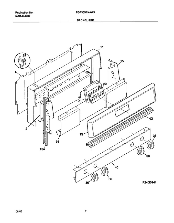 Diagram for FGF355BXAWA