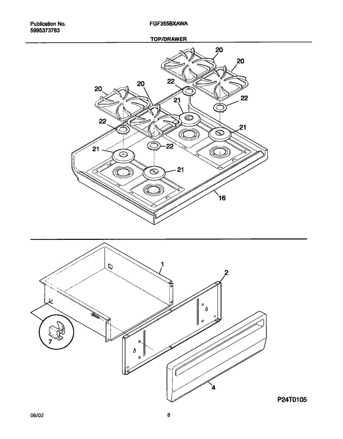 Diagram for FGF355BXAWA