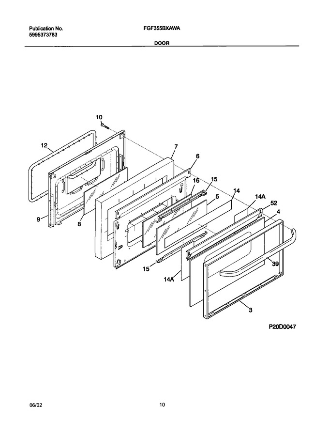 Diagram for FGF355BXAWA