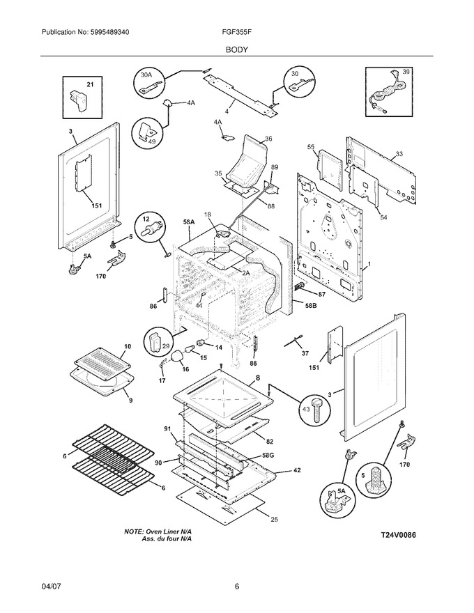 Diagram for FGF355FSE