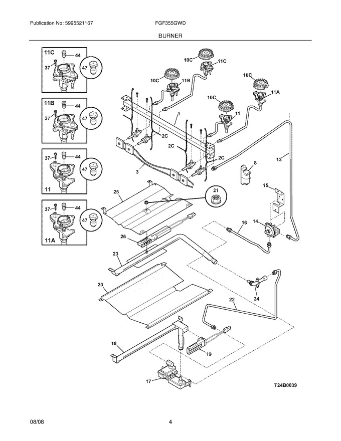 Diagram for FGF355GWD