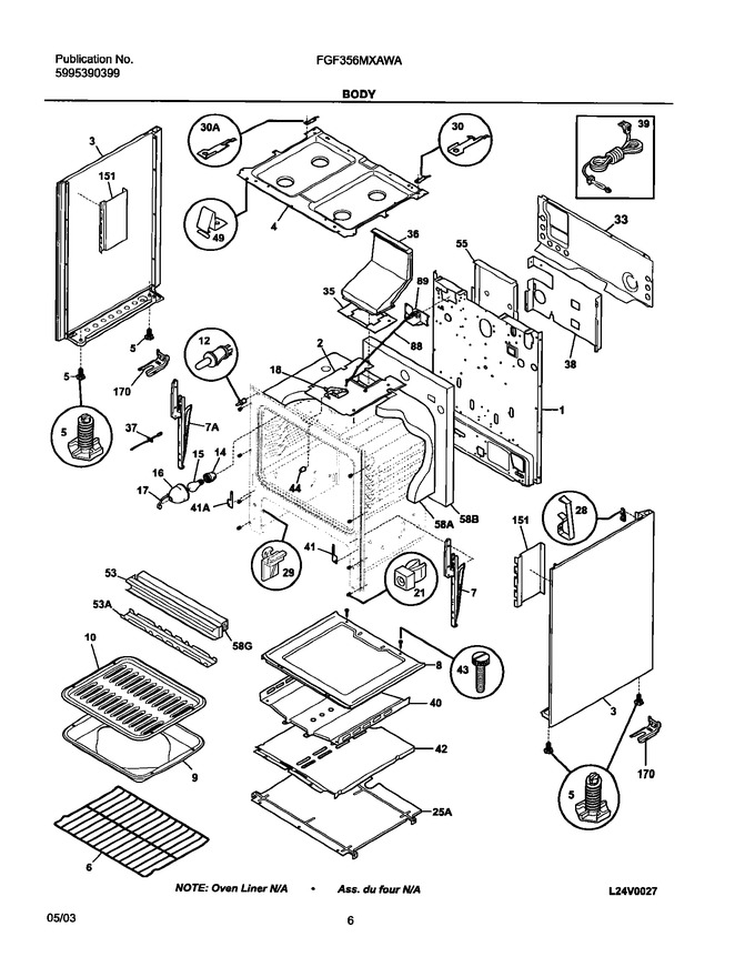 Diagram for FGF356MXAWA