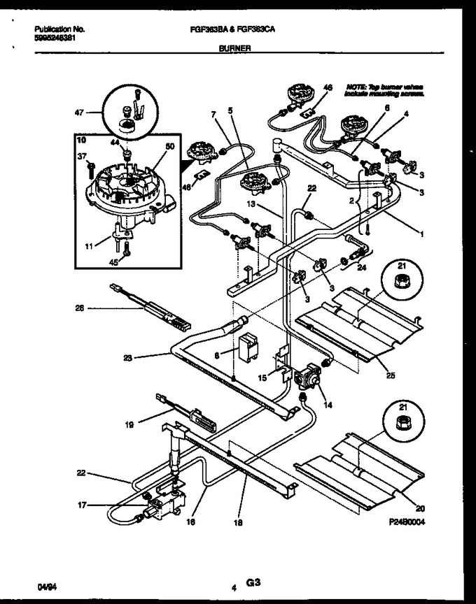 Diagram for FGF363CASA