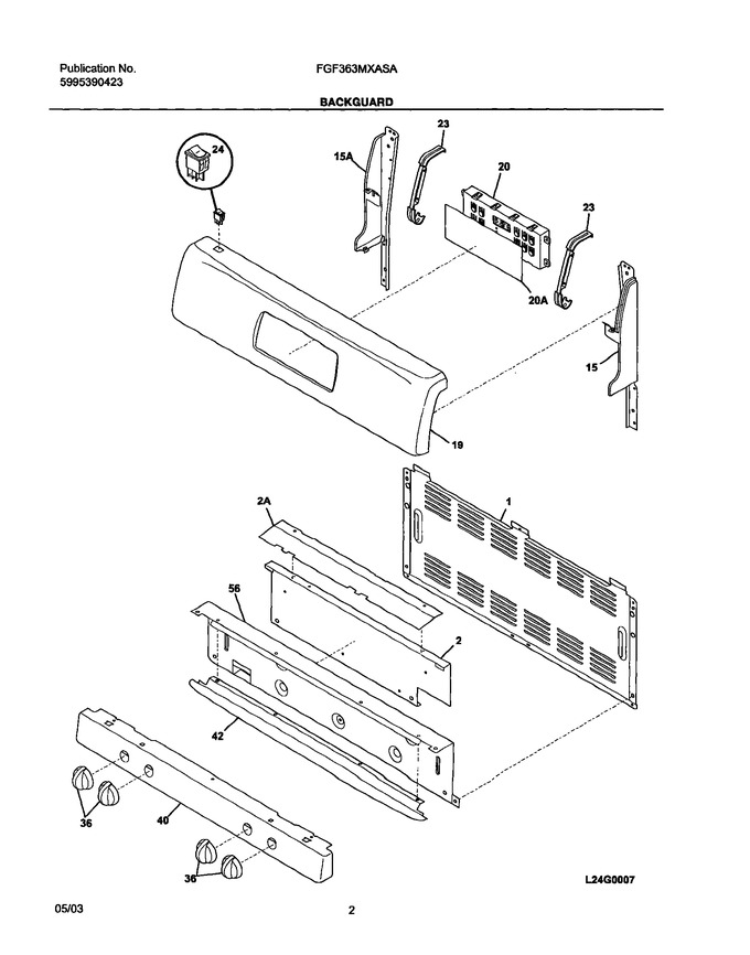 Diagram for FGF363MXASA