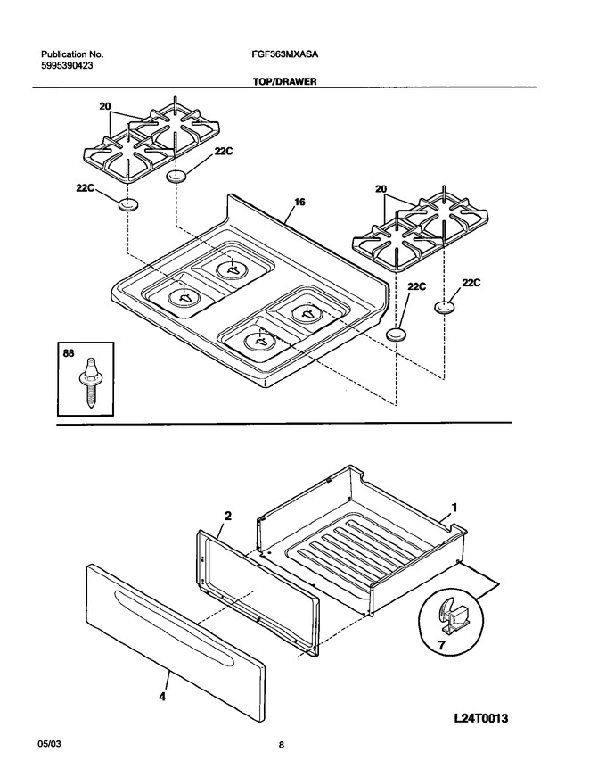 Diagram for FGF363MXASA