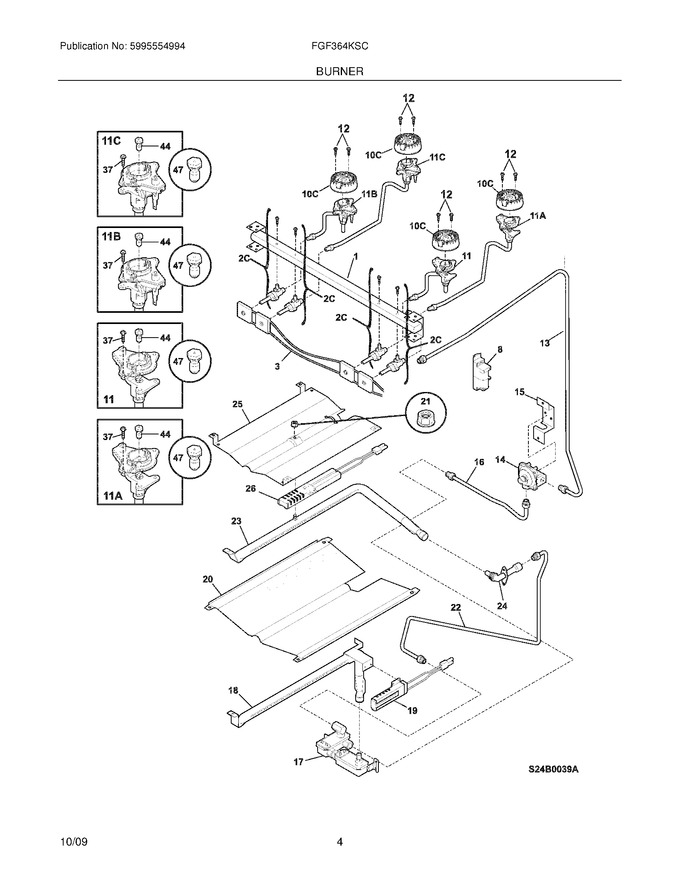 Diagram for FGF364KSC