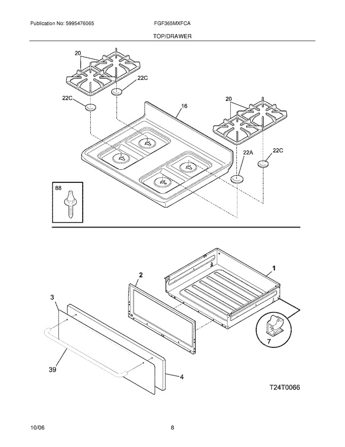 Diagram for FGF365MXFCA