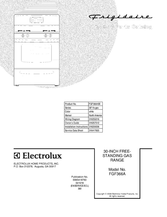 Diagram for FGF366ASE