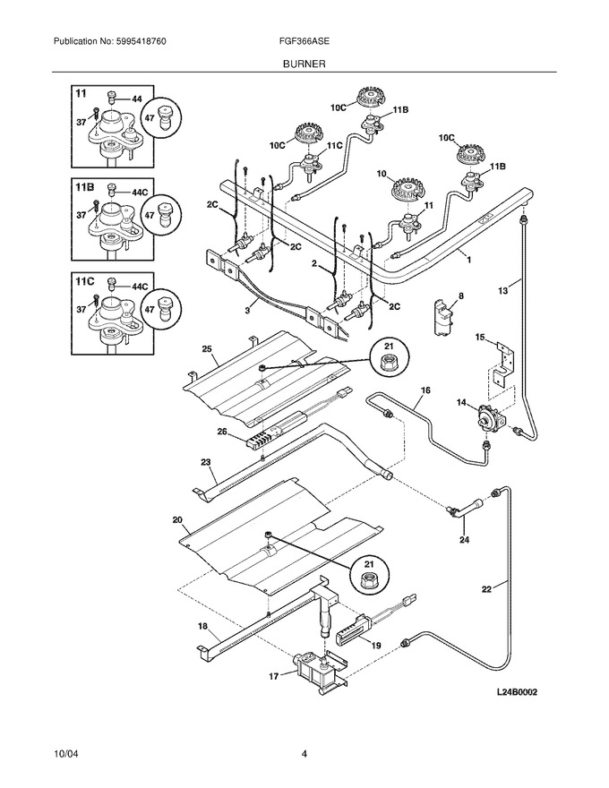 Diagram for FGF366ASE