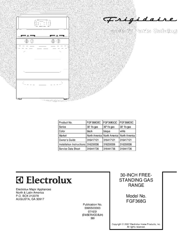 Diagram for FGF368GSC
