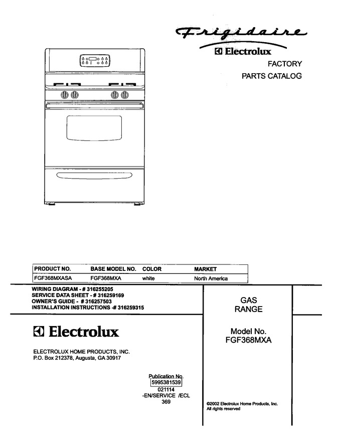 Diagram for FGF368MXASA