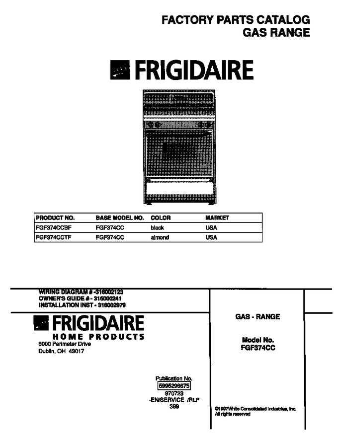 Diagram for FGF374CCTF