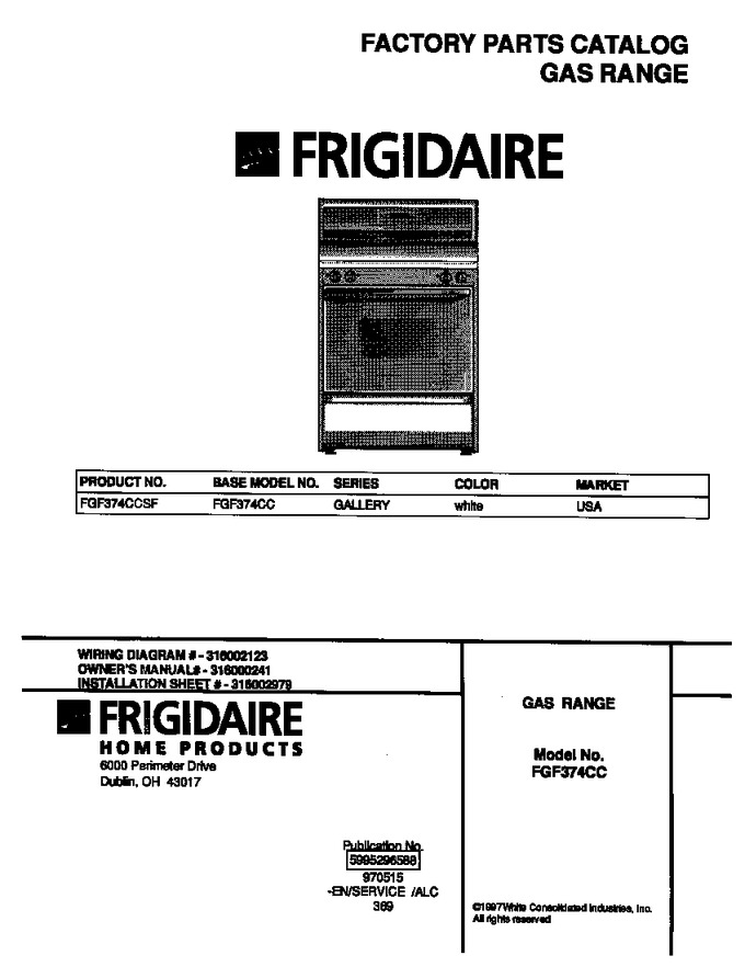 Diagram for FGF374CCSF
