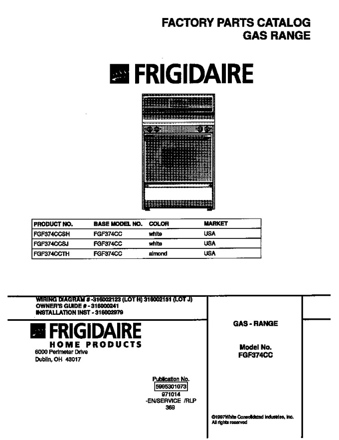 Diagram for FGF374CCSJ