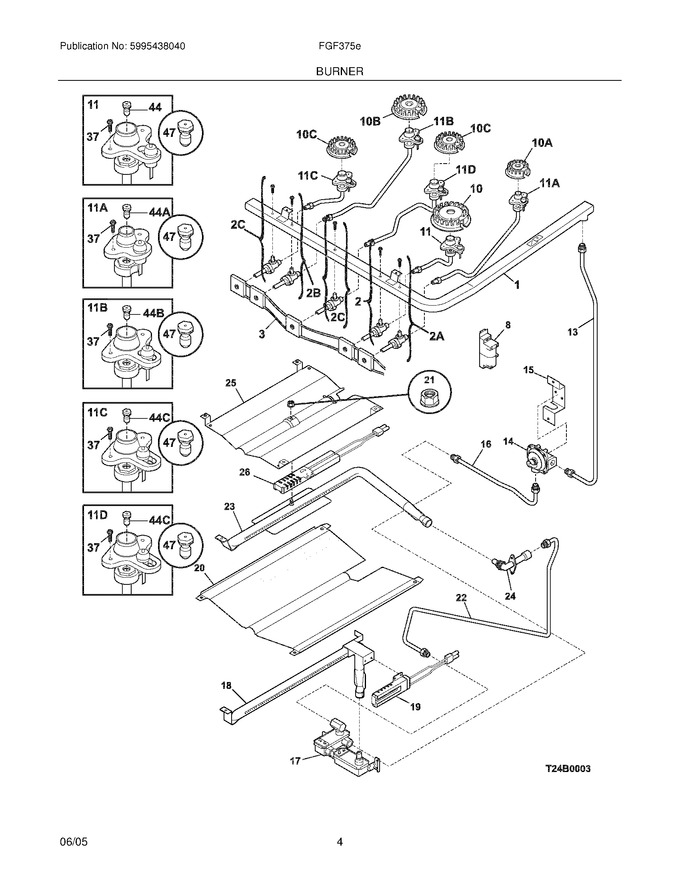 Diagram for FGF375ESA