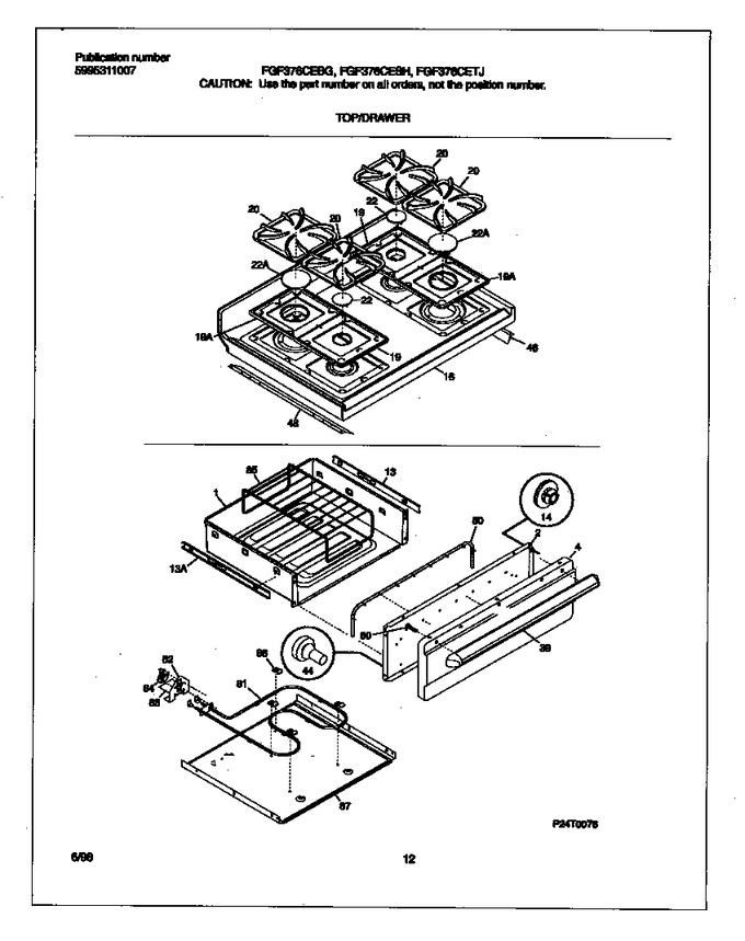 Diagram for FGF376CETJ