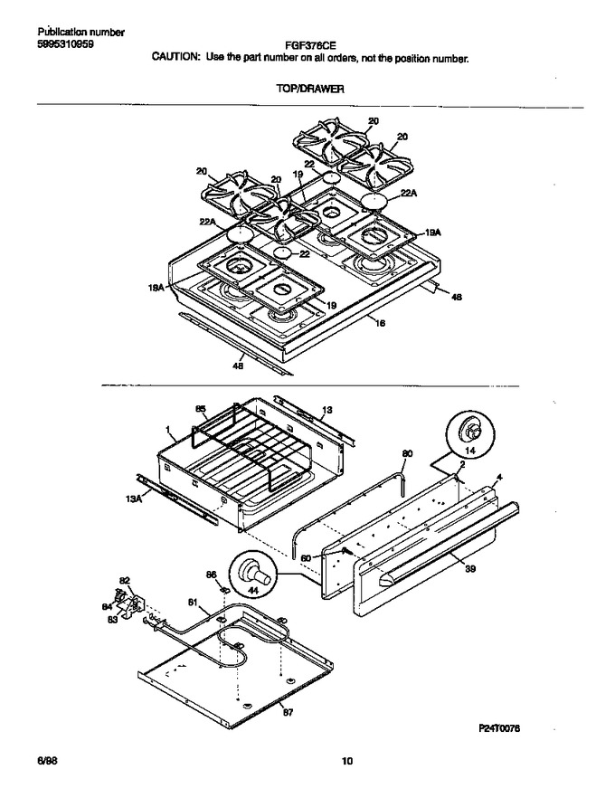 Diagram for FGF376CESJ