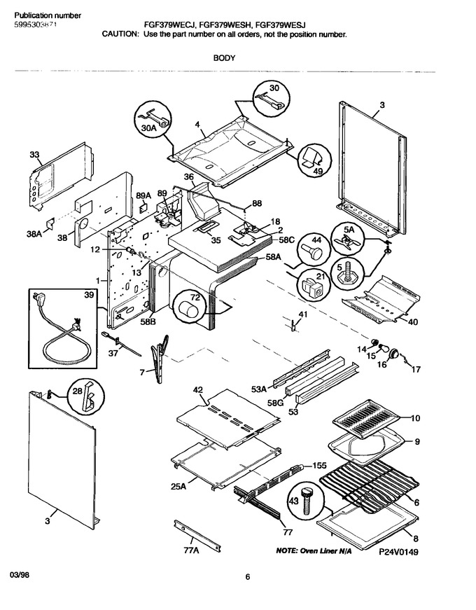 Diagram for FGF376WESJ