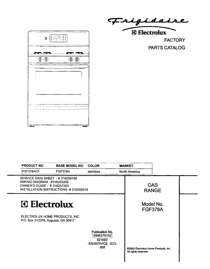 Diagram for FGF378ACF